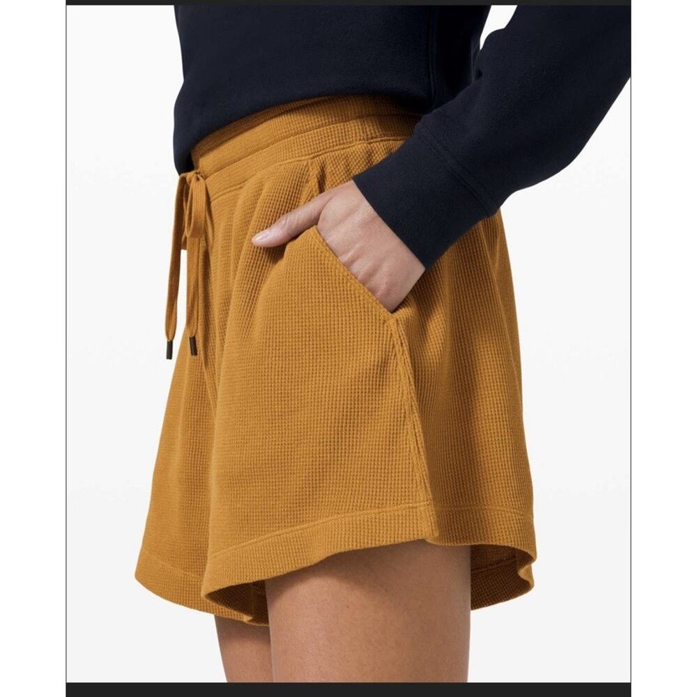 Lululemon Mellow In High-Rise Short 5" *Waffle Spiced Bronze Size 4